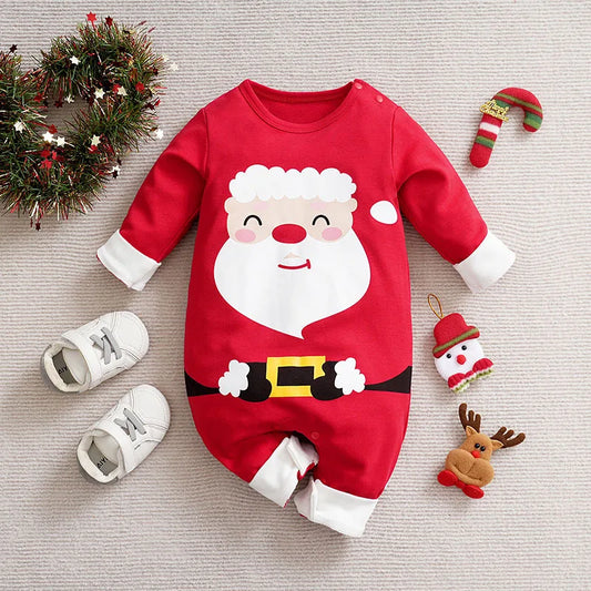 Little Santa Red Jumpsuit